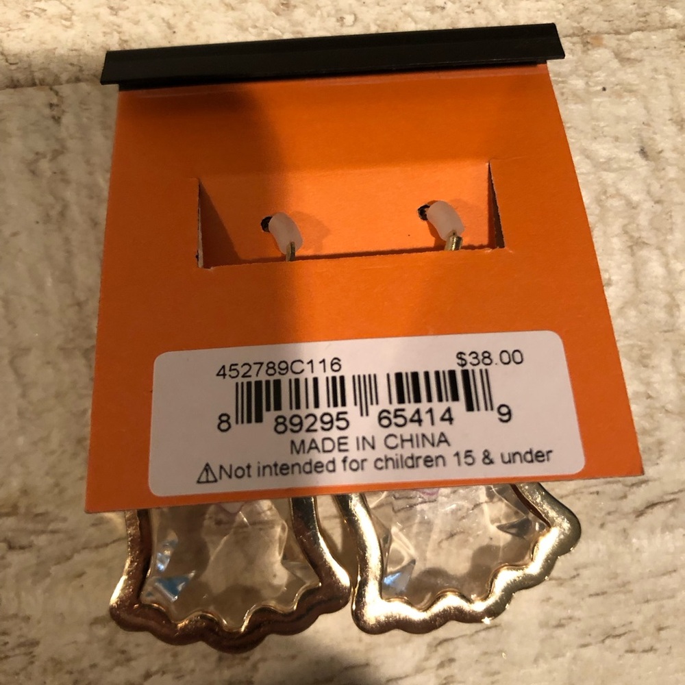 👻 Betsey Johnson Clear Ghost Earrings / Halloween - Picture 7 of 7